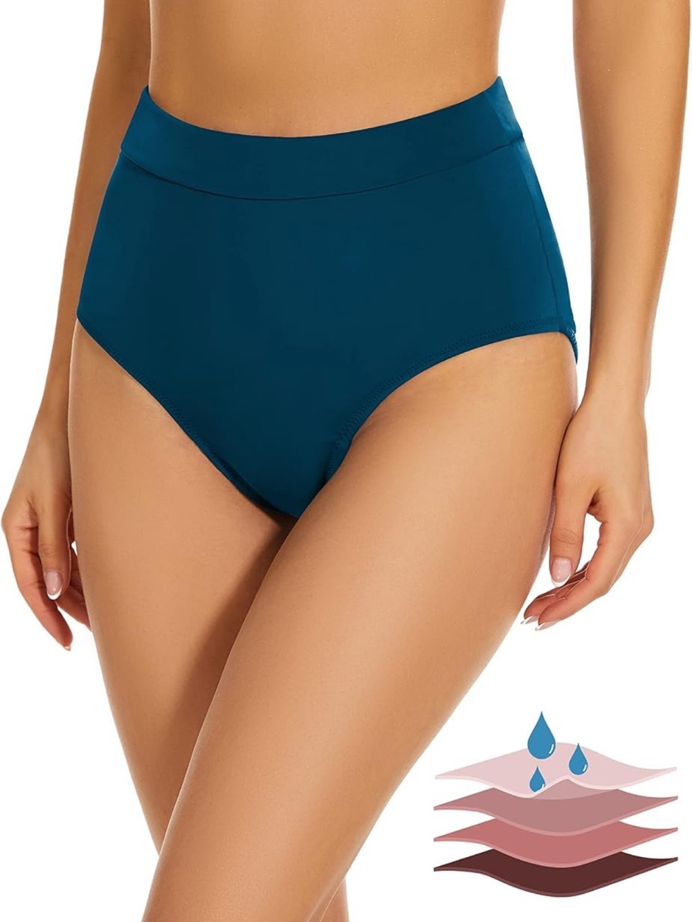 Leakproof Bikini Swim Bottoms Menstrual Briefs Bottoms S. 1808/12-1